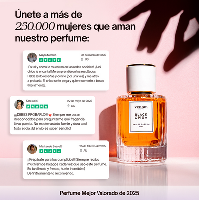 Colección de perfumes con feromonas Venom™